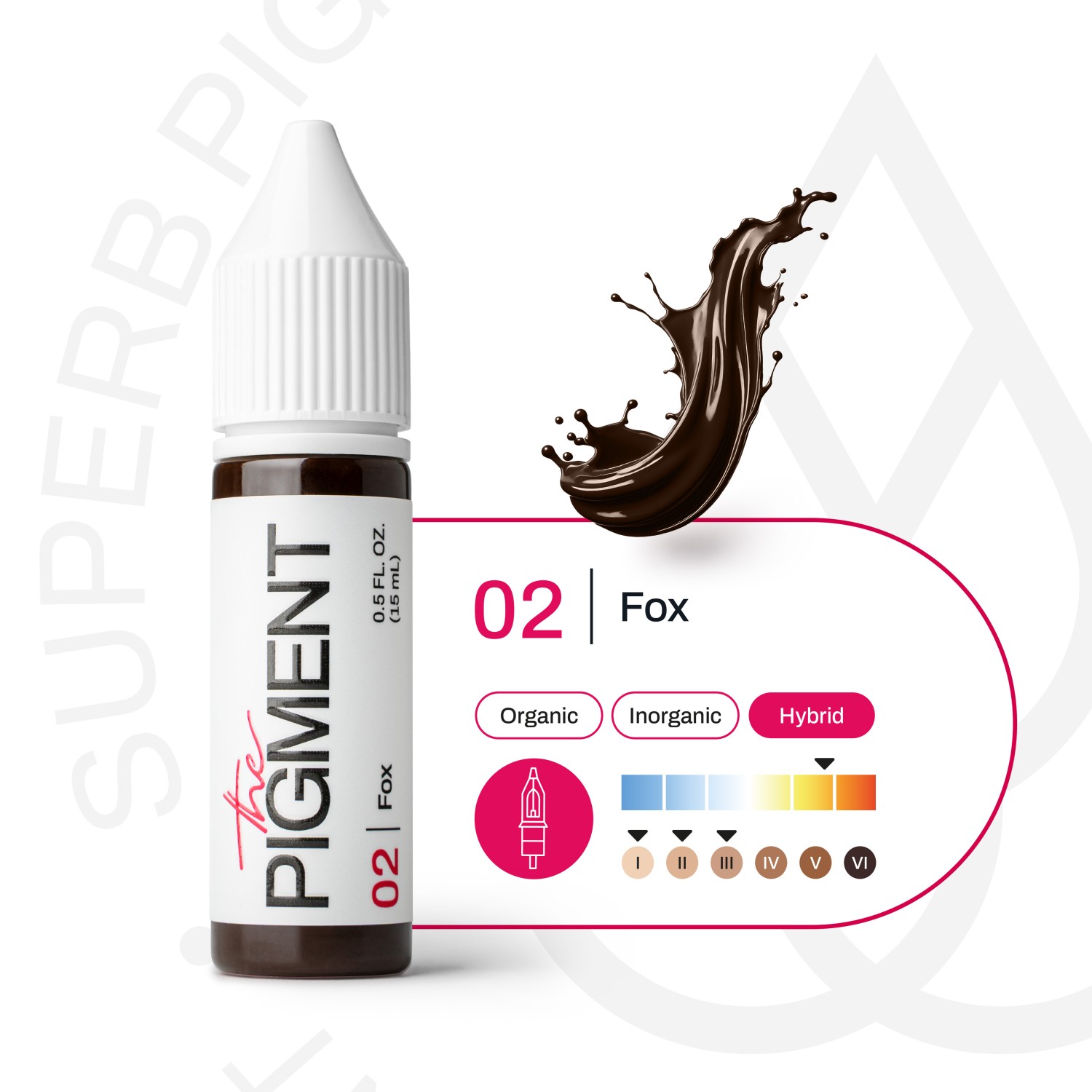 THE PIGMENT წარბის პიგმენტი Fox 15 მლ.